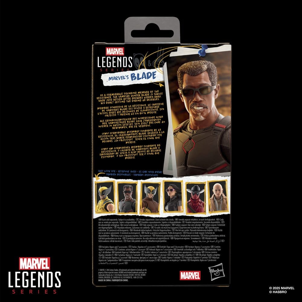 Deadpool & Wolverine Marvel Legends Actionfigur Marvel's Blade 15 cm - Versand: 7 Tage nach Bestellung