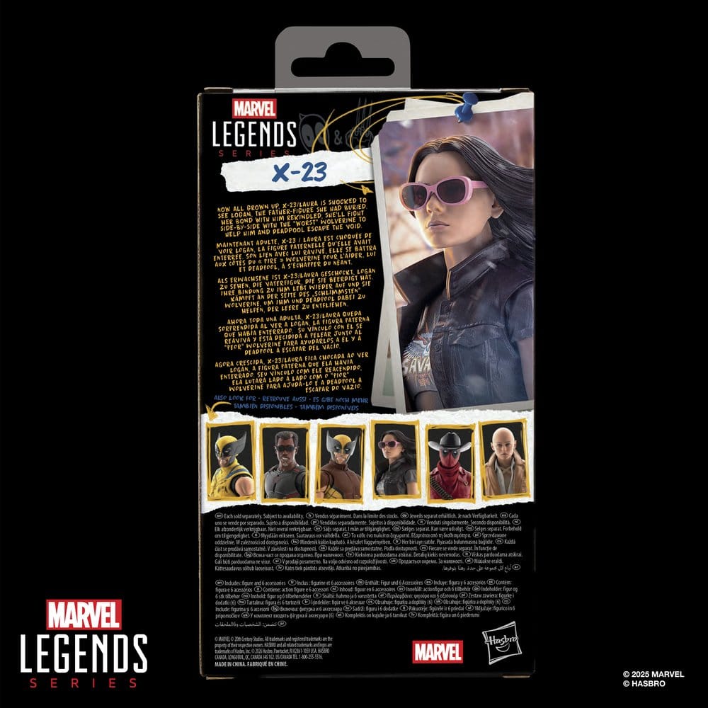 Deadpool & Wolverine Marvel Legends Actionfigur X.23 15 cm - Versand: 7 Tage nach Bestellung