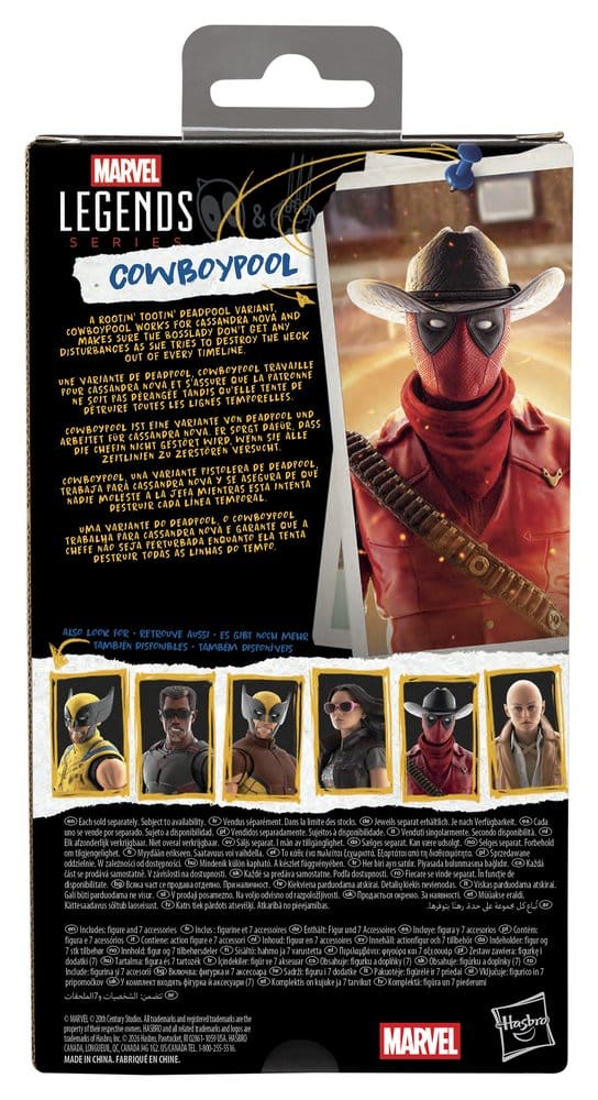 Deadpool & Wolverine Marvel Legends Actionfigur Cowboypool 15 cm - Versand: 7 Tage nach Bestellung