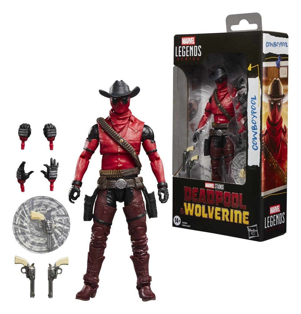 Deadpool & Wolverine Marvel Legends Actionfigur Cowboypool 15 cm - Versand: 7 Tage nach Bestellung