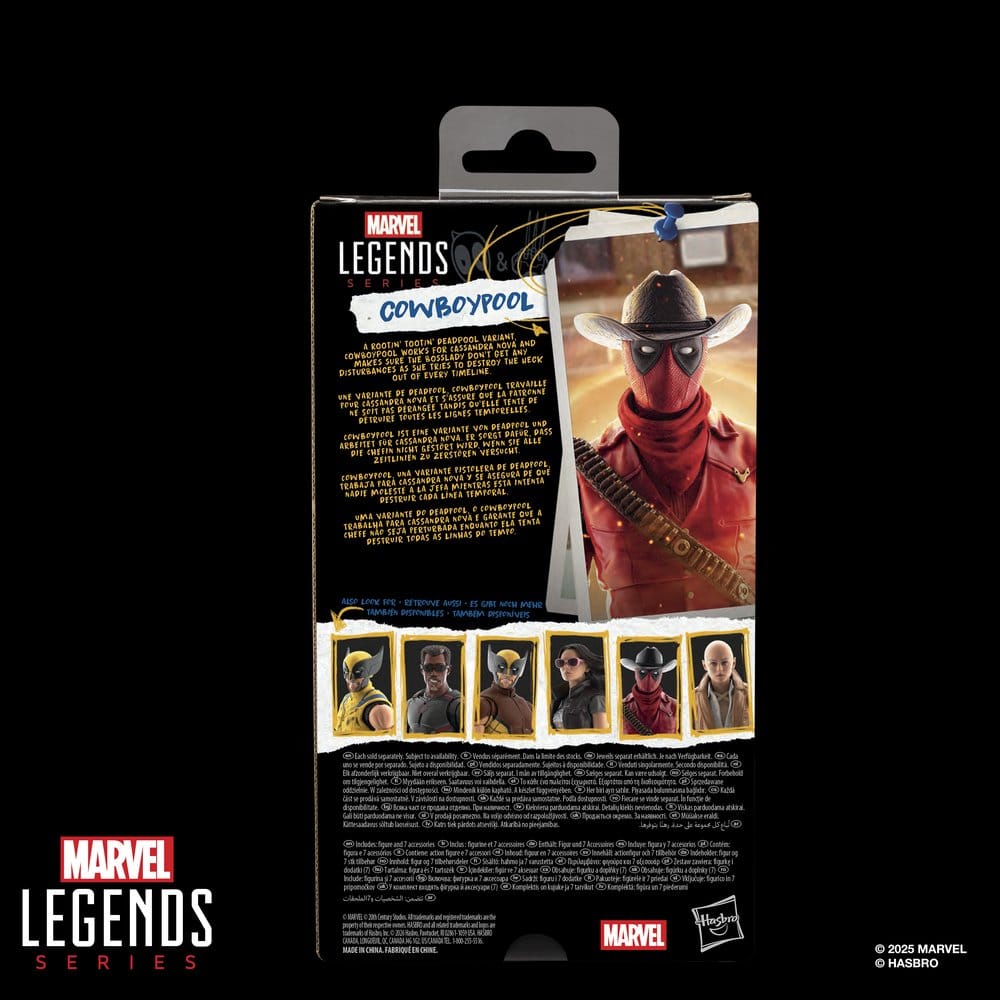 Deadpool & Wolverine Marvel Legends Actionfigur Cowboypool 15 cm - Versand: 7 Tage nach Bestellung
