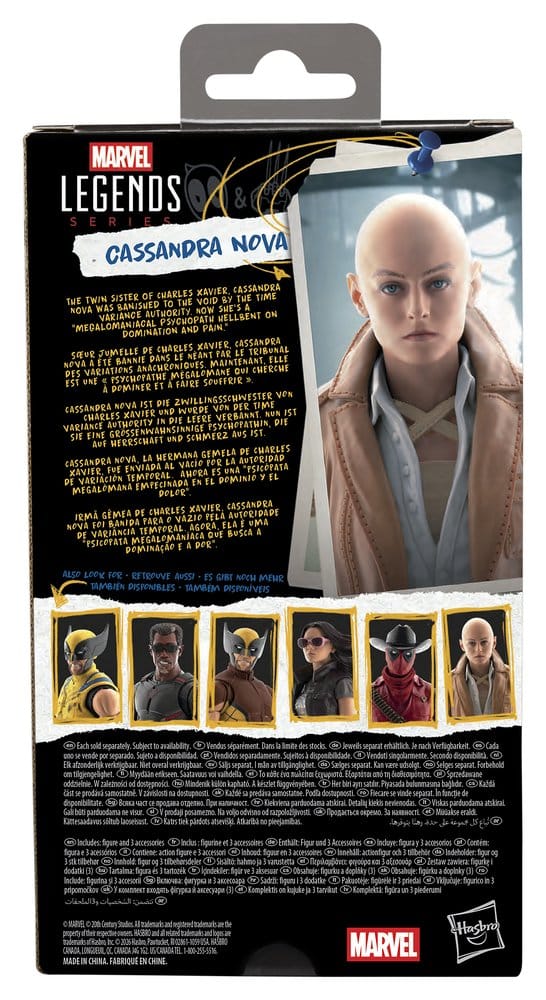 Deadpool & Wolverine Marvel Legends Actionfigur Cassandra Nova 15 cm - Versand: 7 Tage nach Bestellung