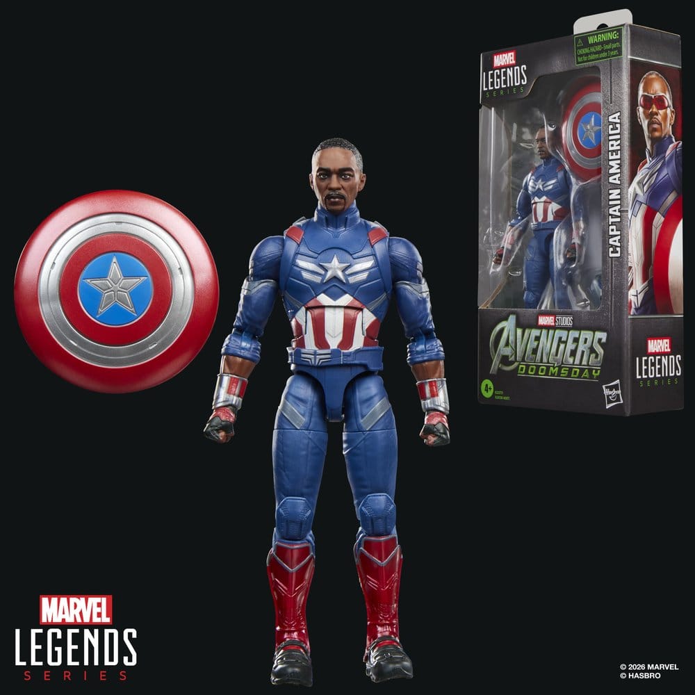 Avengers: Doomsday Marvel Legends Actionfigur Captain America 15 cm - Preorder - ETA: 09.12.2026