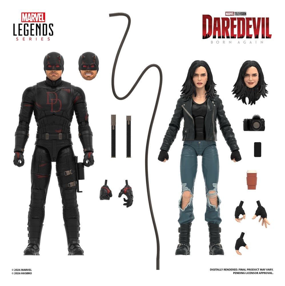 Daredevil: Born Again Marvel Legends Actionfiguren 2er-Pack Daredevil & Jessica Jones 15 cm - Preorder - ETA: 30.12.2026