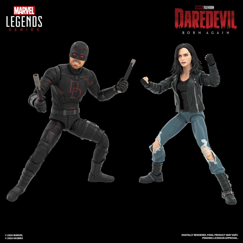 Daredevil: Born Again Marvel Legends Actionfiguren 2er-Pack Daredevil & Jessica Jones 15 cm - Preorder - ETA: 30.12.2026