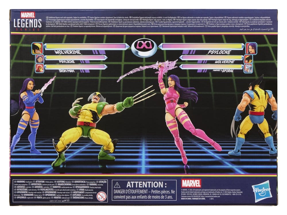 Marvel Games Marvel Legends Actionfiguren 2er-Pack Wolverine & Psylocke 15 cm - Preorder - ETA: 30.12.2026