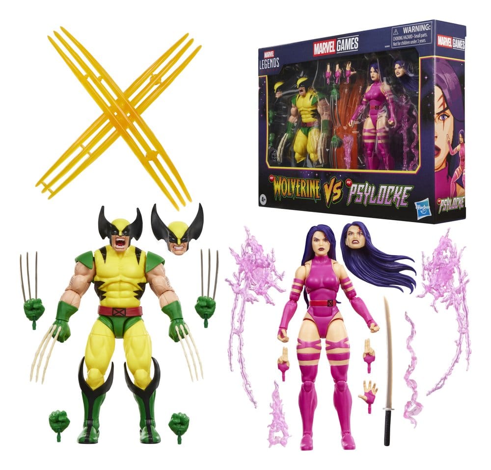 Marvel Games Marvel Legends Actionfiguren 2er-Pack Wolverine & Psylocke 15 cm - Preorder - ETA: 30.12.2026
