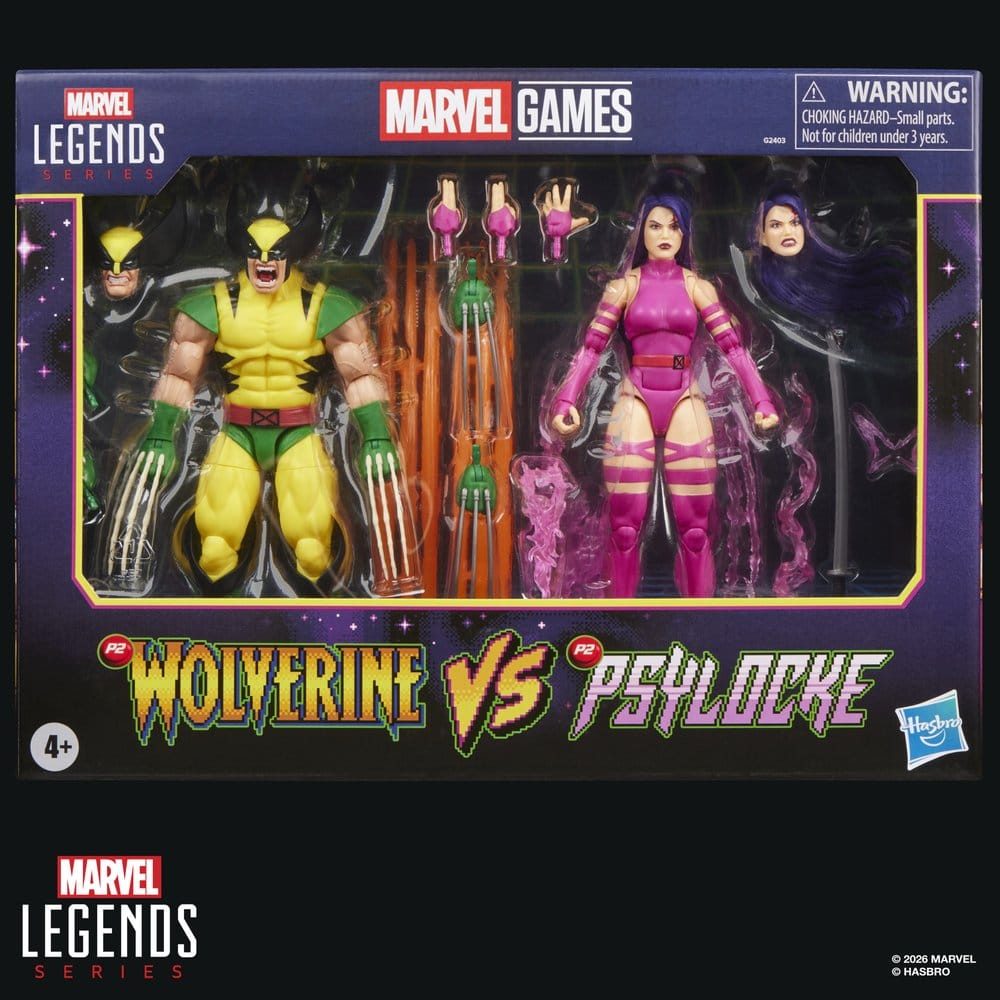 Marvel Games Marvel Legends Actionfiguren 2er-Pack Wolverine & Psylocke 15 cm - Preorder - ETA: 30.12.2026