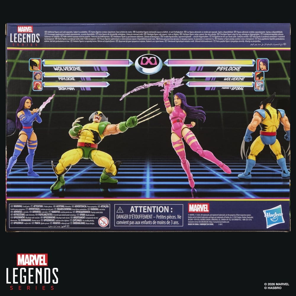 Marvel Games Marvel Legends Actionfiguren 2er-Pack Wolverine & Psylocke 15 cm - Preorder - ETA: 30.12.2026