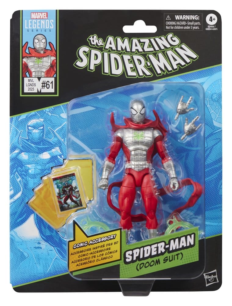 The Amazing Spider-Man Marvel Legends Actionfigur Spider-Man (Doom Suit) 15 cm - Preorder - ETA: 27.01.2027