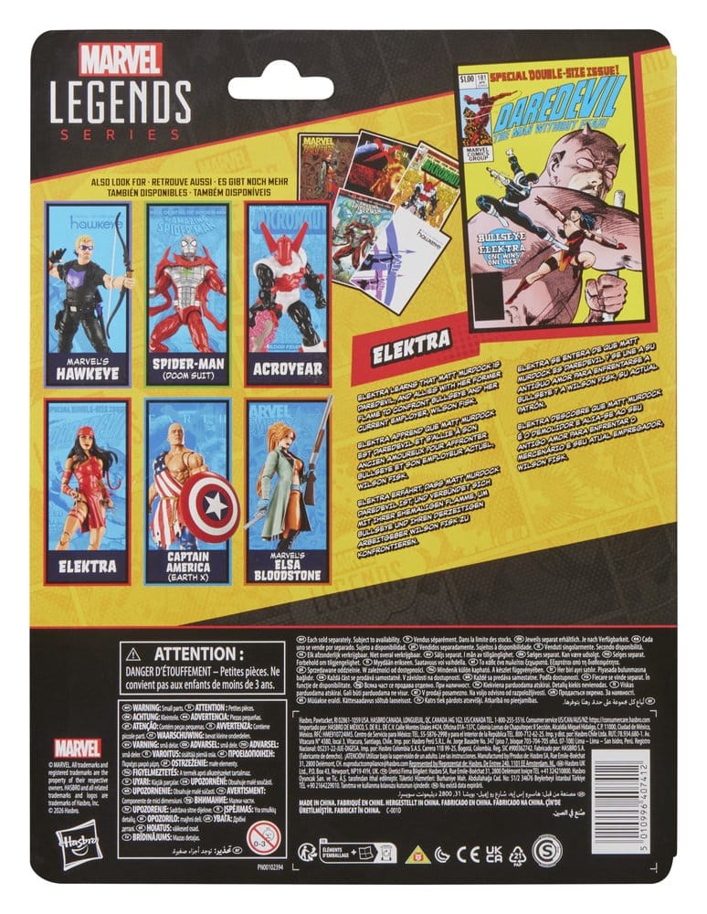 Elektra Marvel Legends Actionfigur Elektra 15 cm - Preorder - ETA: 27.01.2027