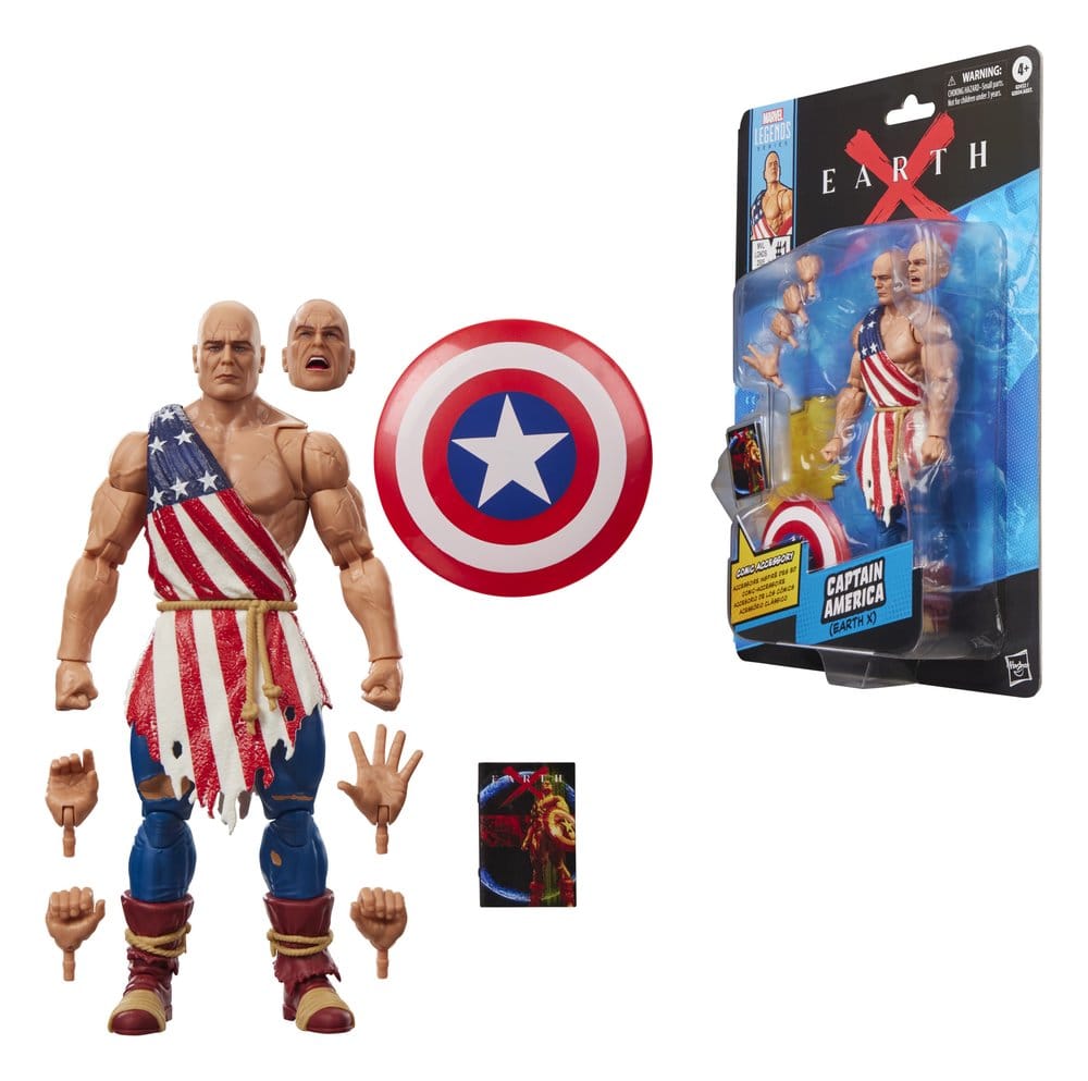 Earth X Marvel Legends Actionfigur Captain America 15 cm - Preorder - ETA: 27.01.2027