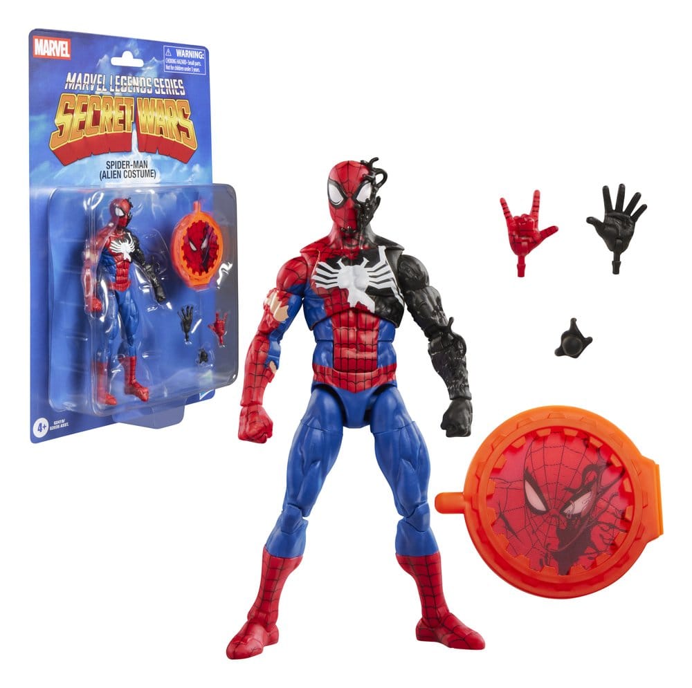 Secret Wars Marvel Legends Actionfigur Spider-Man (Alien Costume) 15 cm - Preorder - ETA: 21.08.2026