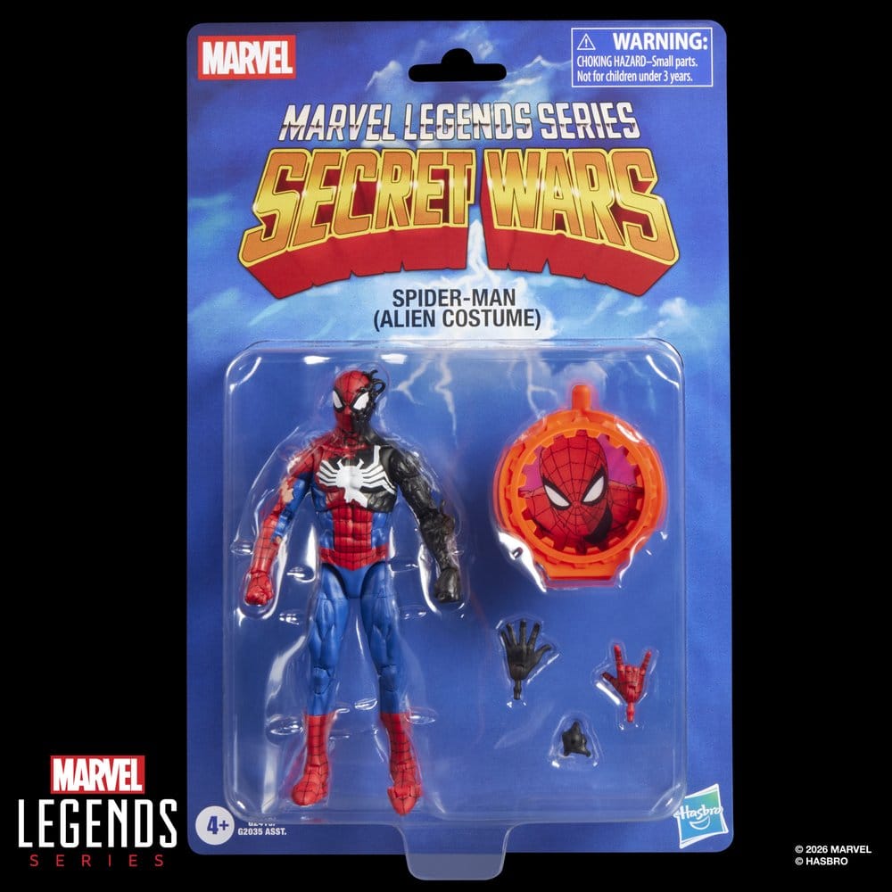 Secret Wars Marvel Legends Actionfigur Spider-Man (Alien Costume) 15 cm - Preorder - ETA: 21.08.2026