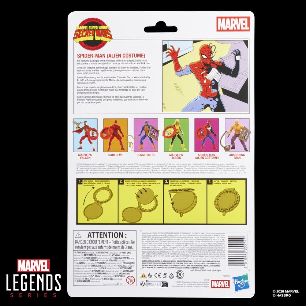 Secret Wars Marvel Legends Actionfigur Spider-Man (Alien Costume) 15 cm - Preorder - ETA: 21.08.2026