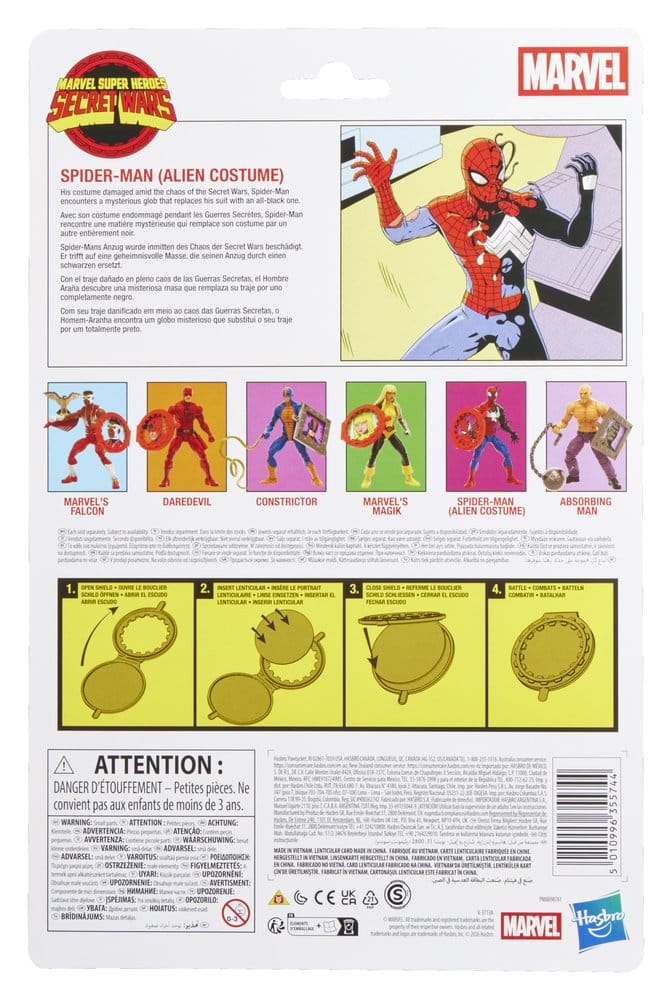 Secret Wars Marvel Legends Actionfigur Spider-Man (Alien Costume) 15 cm - Preorder - ETA: 21.08.2026