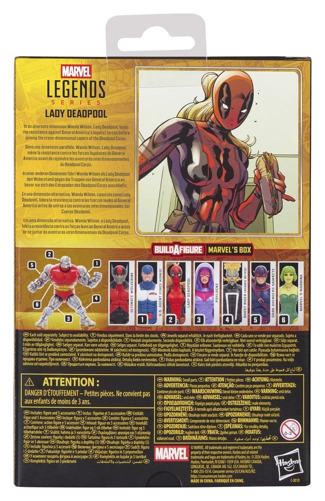 Marvel Legends Actionfigur Lady Deadpool (BAF: Marvel's Box) 15 cm - Preorder - ETA: 05.08.2026