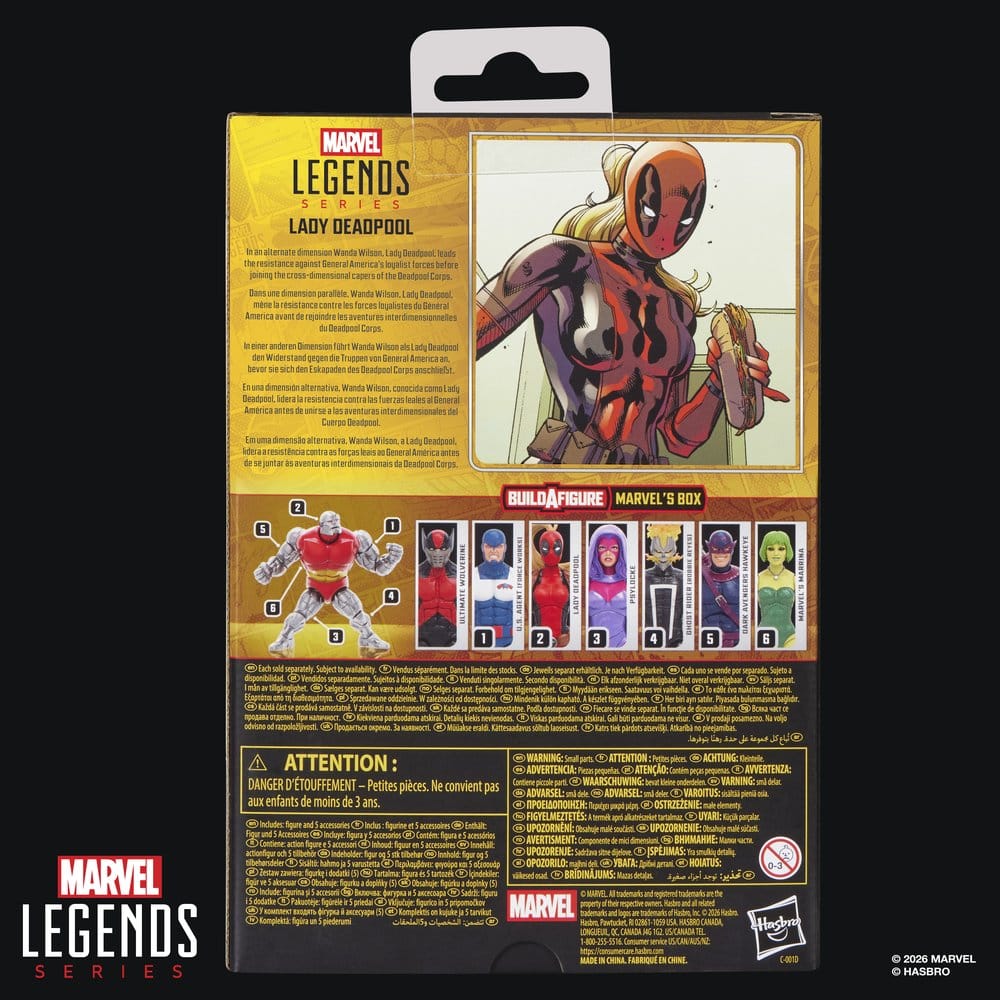 Marvel Legends Actionfigur Lady Deadpool (BAF: Marvel's Box) 15 cm - Preorder - ETA: 05.08.2026