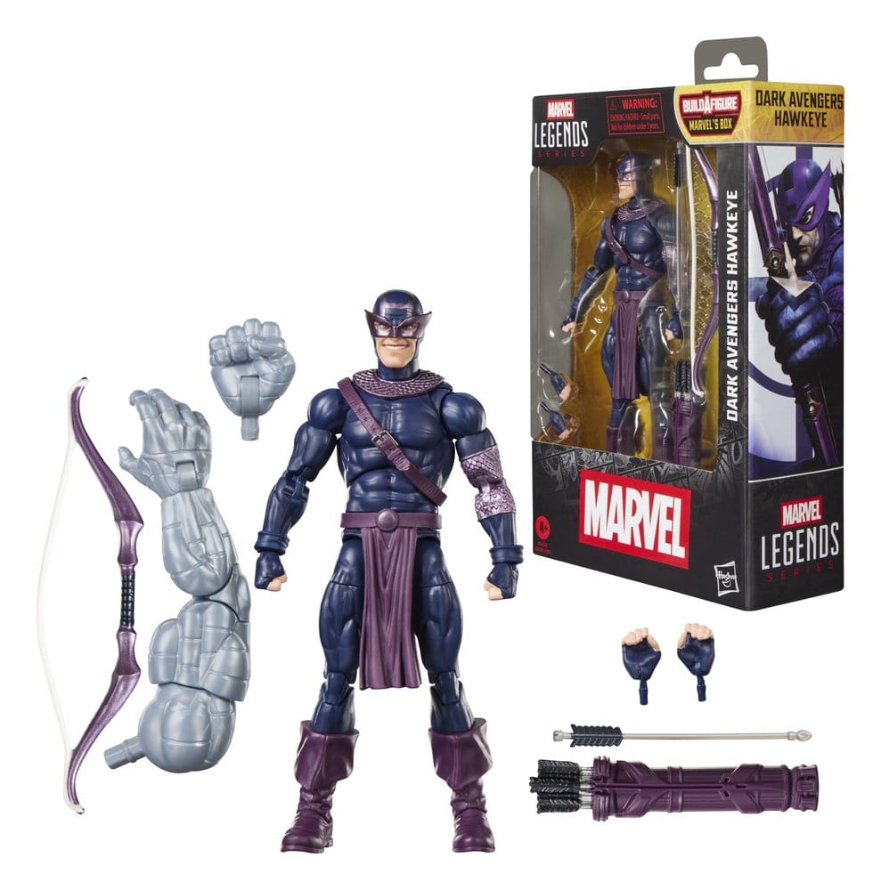 Marvel Legends Actionfigur Dark Avengers Hawkeye (BAF: Marvel's Box) 15 cm - Preorder - ETA: 05.08.2026