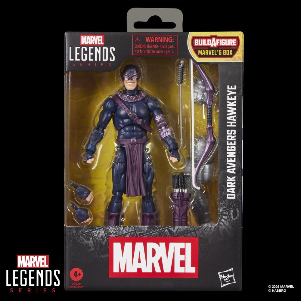 Marvel Legends Actionfigur Dark Avengers Hawkeye (BAF: Marvel's Box) 15 cm - Preorder - ETA: 05.08.2026