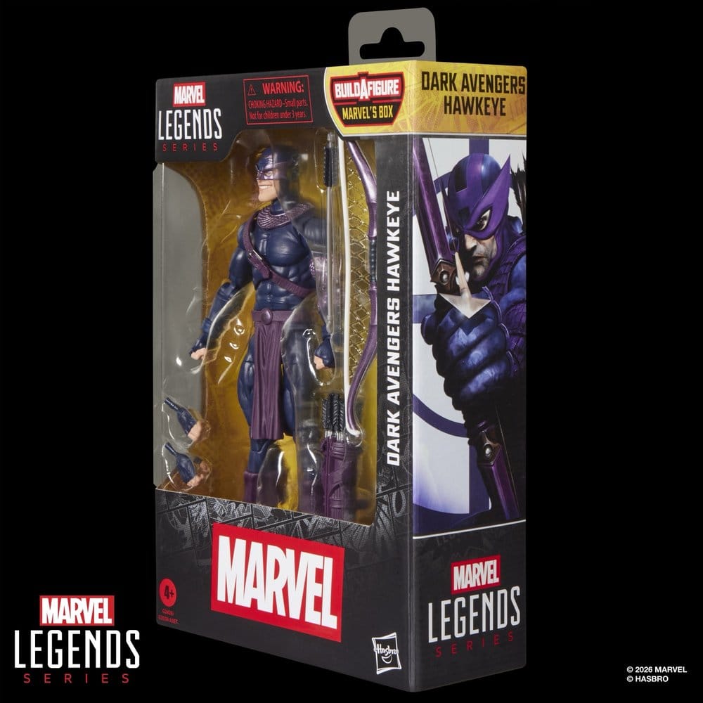 Marvel Legends Actionfigur Dark Avengers Hawkeye (BAF: Marvel's Box) 15 cm - Preorder - ETA: 05.08.2026