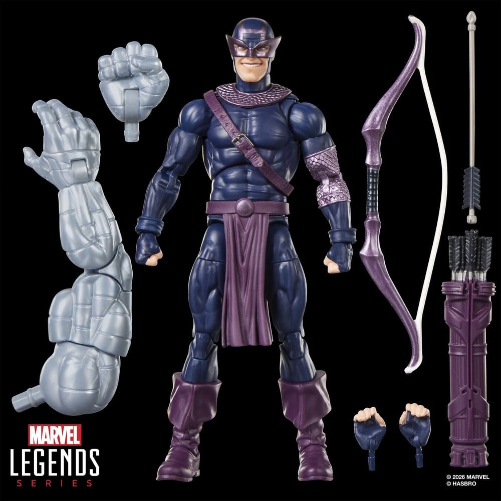Marvel Legends Actionfigur Dark Avengers Hawkeye (BAF: Marvel's Box) 15 cm - Preorder - ETA: 05.08.2026