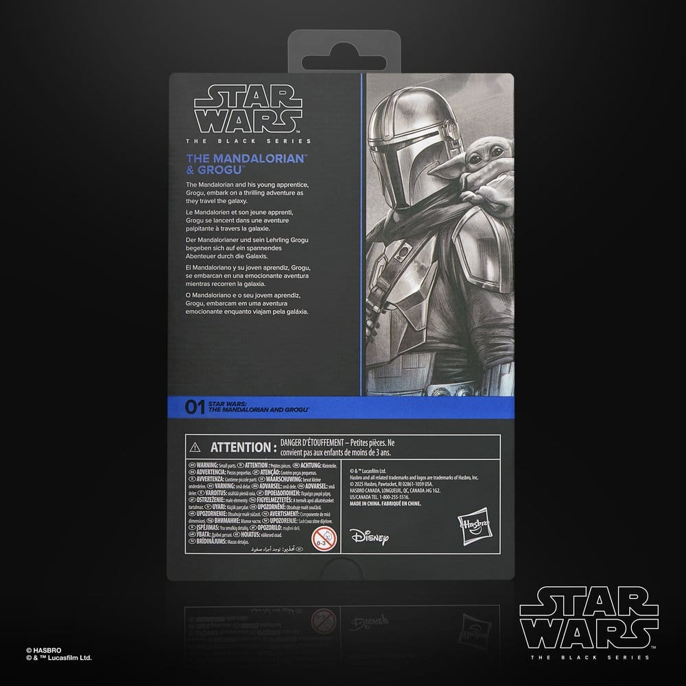 Star Wars: The Mandalorian & Grogu Black Series Actionfigur The Mandalorian & Grogu 15 cm - Versand: 7 Tage nach Bestellung