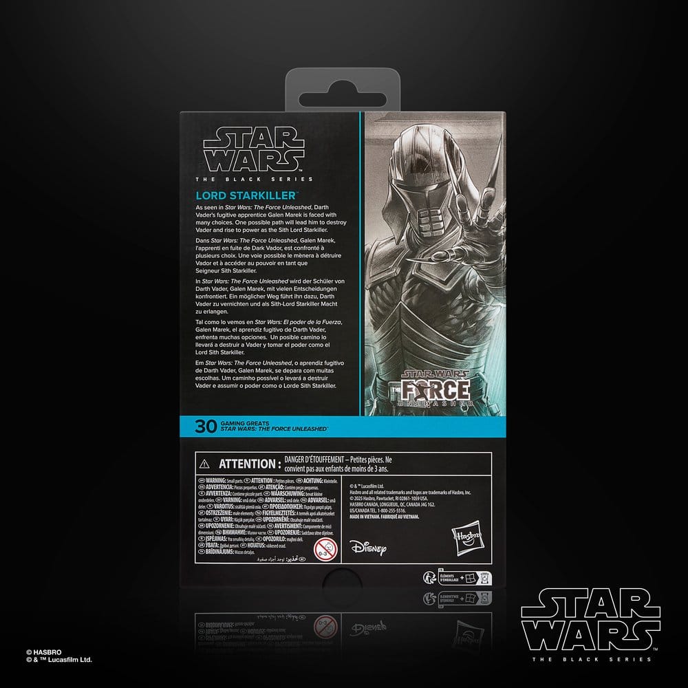 Star Wars Black Series Actionfigur Lord Starkiller 15 cm - Versand: 7 Tage nach Bestellung