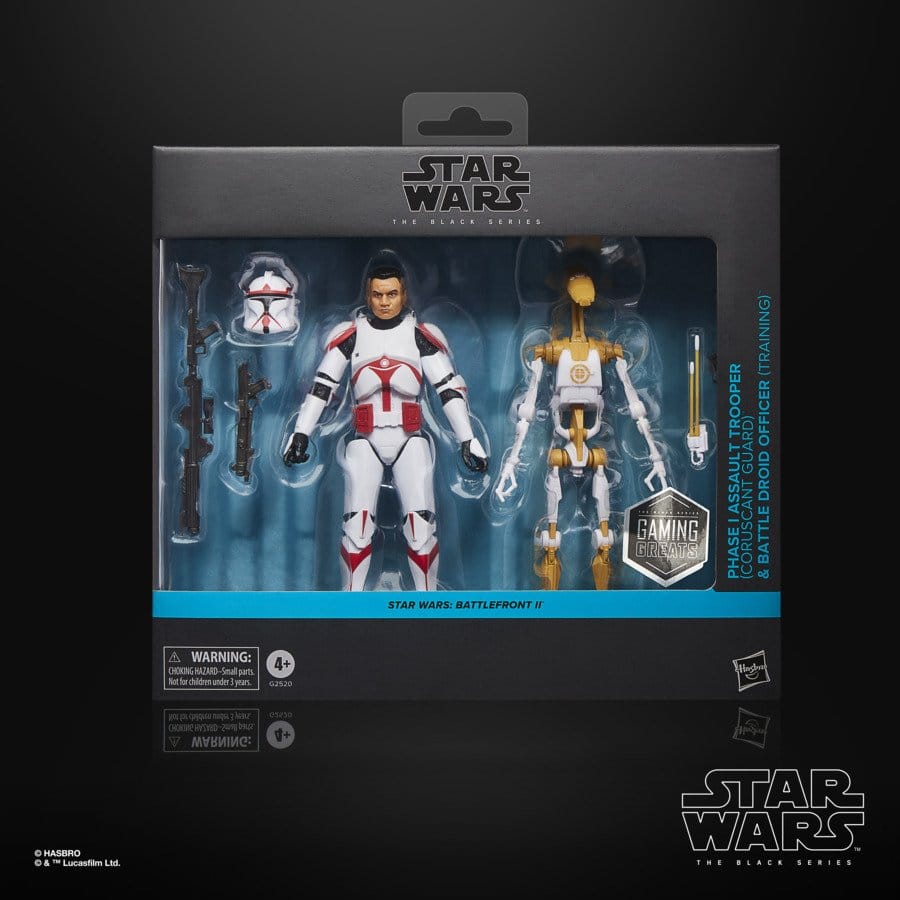Star Wars: Battlefront II Black Series Actionfiguren 2er-Pack Phase I Assault Trooper & Battle Droid Officer 15 cm - Preorder - ETA: 03.10.2026