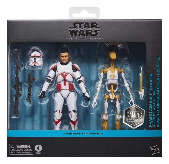 Star Wars: Battlefront II Black Series Actionfiguren 2er-Pack Phase I Assault Trooper & Battle Droid Officer 15 cm - Preorder - ETA: 03.10.2026