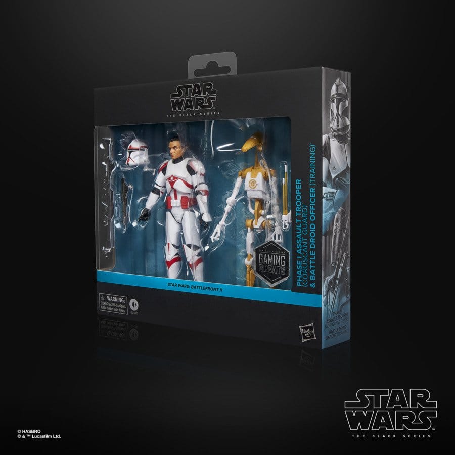 Star Wars: Battlefront II Black Series Actionfiguren 2er-Pack Phase I Assault Trooper & Battle Droid Officer 15 cm - Preorder - ETA: 03.10.2026