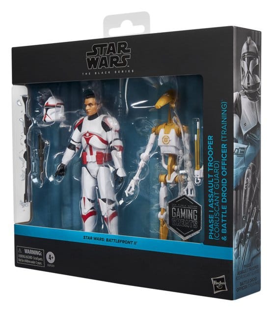 Star Wars: Battlefront II Black Series Actionfiguren 2er-Pack Phase I Assault Trooper & Battle Droid Officer 15 cm - Preorder - ETA: 03.10.2026