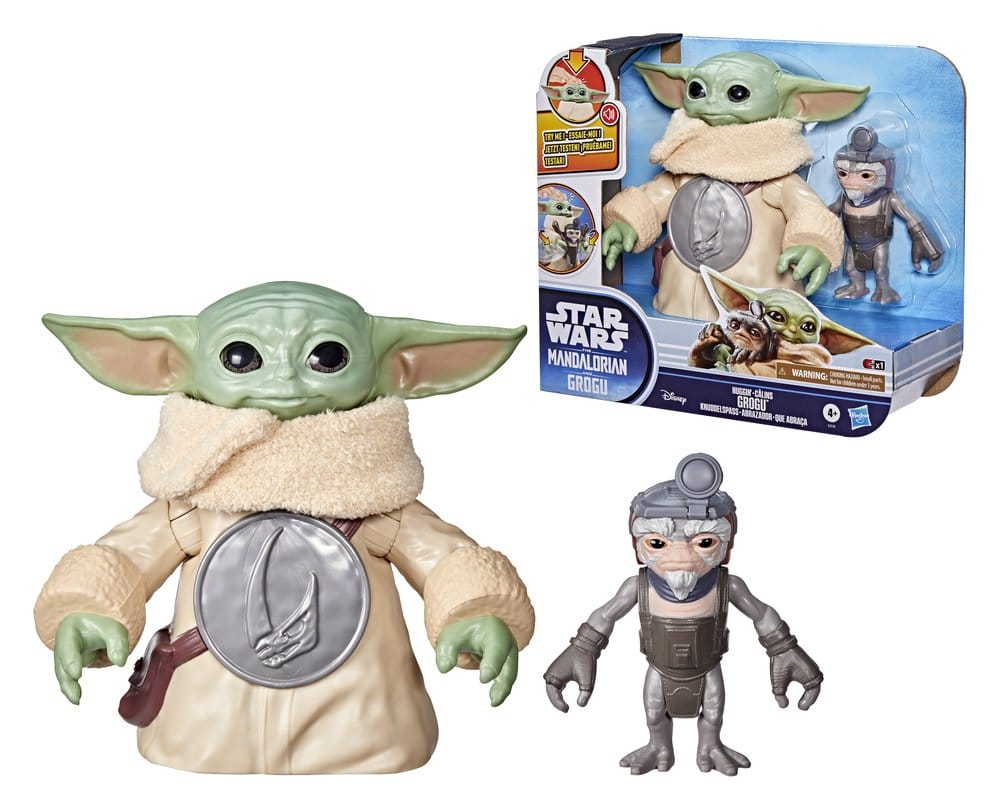 Star Wars: The Mandalorian & Grogu Elektronische Actionfigur Knuddelspaß Grogu & Anzellaner 17 cm - Versand: 7 Tage nach Bestellung