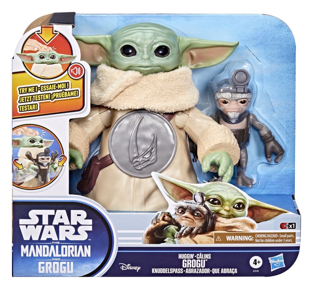 Star Wars: The Mandalorian & Grogu Elektronische Actionfigur Knuddelspaß Grogu & Anzellaner 17 cm - Versand: 7 Tage nach Bestellung