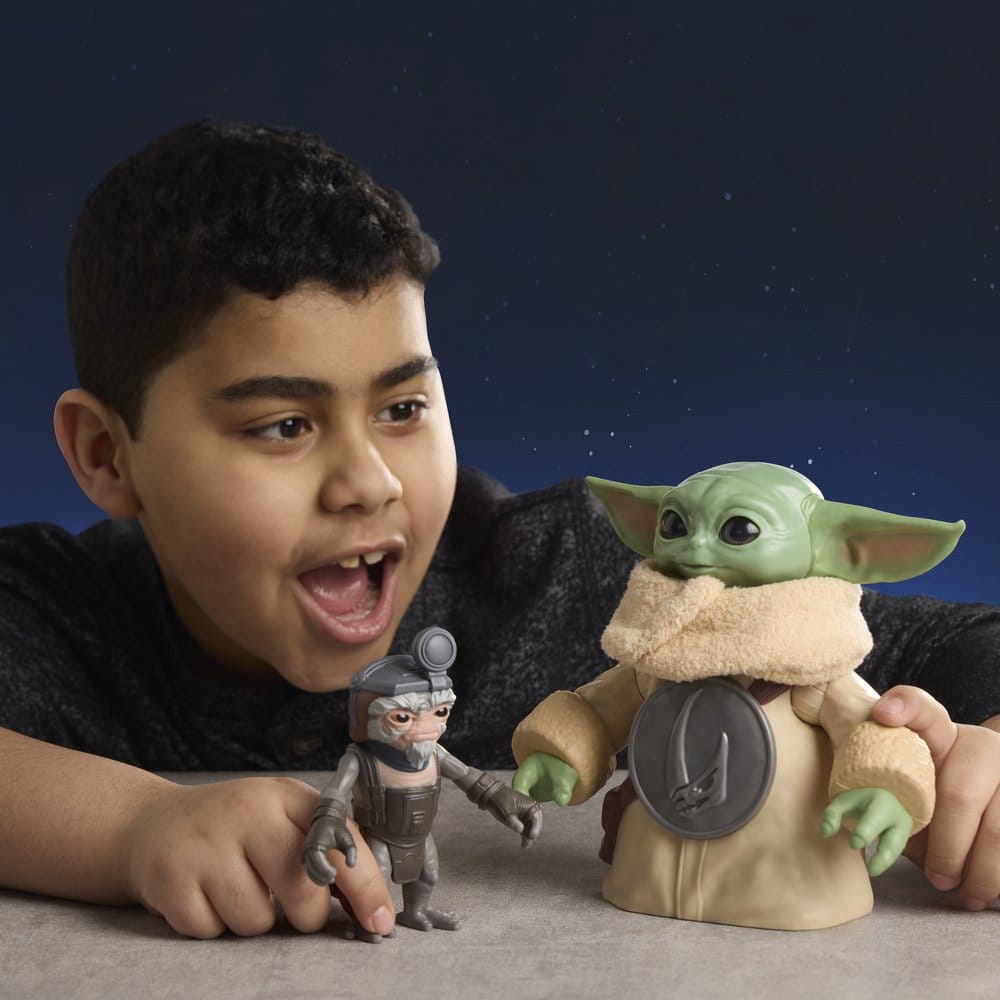 Star Wars: The Mandalorian & Grogu Elektronische Actionfigur Knuddelspaß Grogu & Anzellaner 17 cm - Versand: 7 Tage nach Bestellung