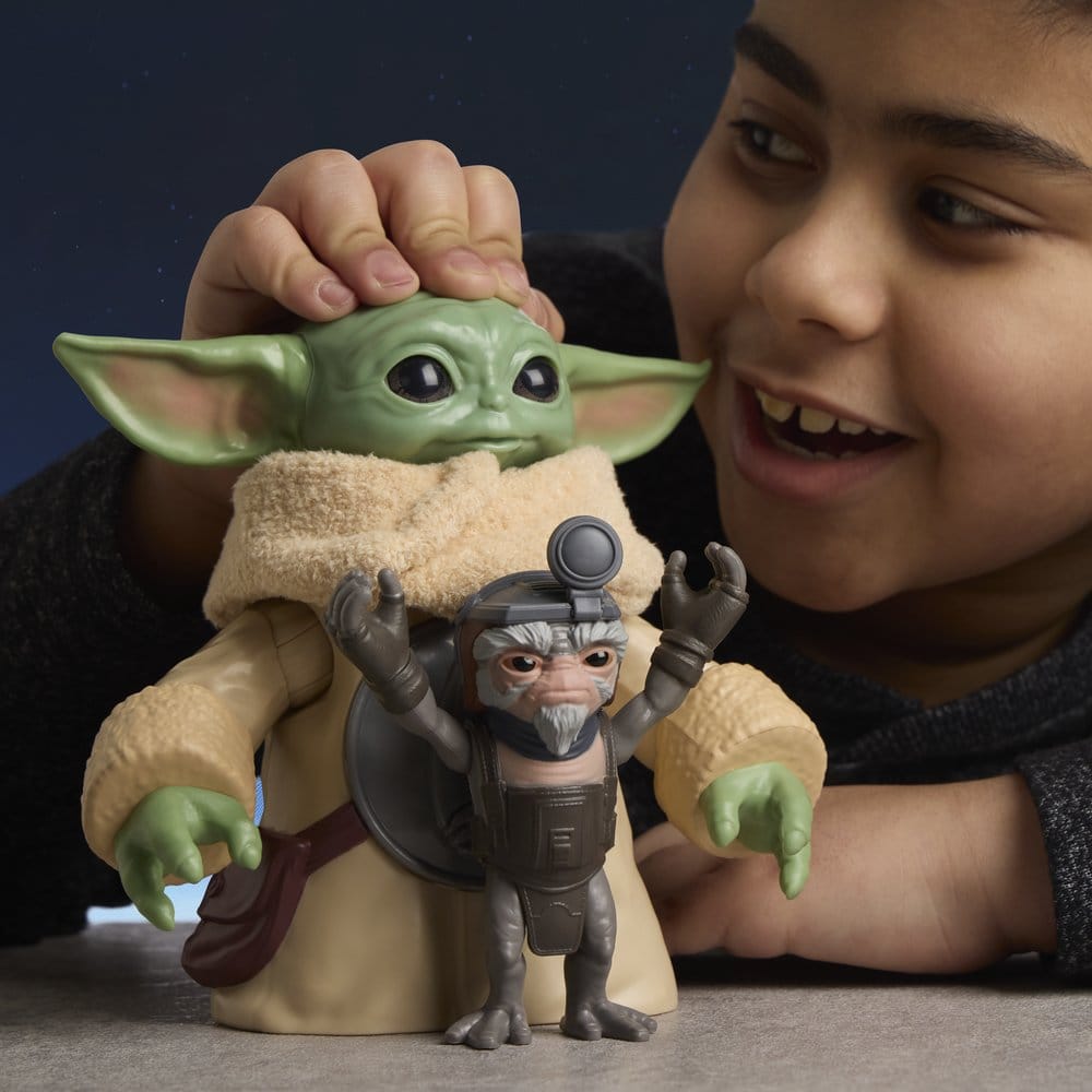 Star Wars: The Mandalorian & Grogu Elektronische Actionfigur Knuddelspaß Grogu & Anzellaner 17 cm - Versand: 7 Tage nach Bestellung