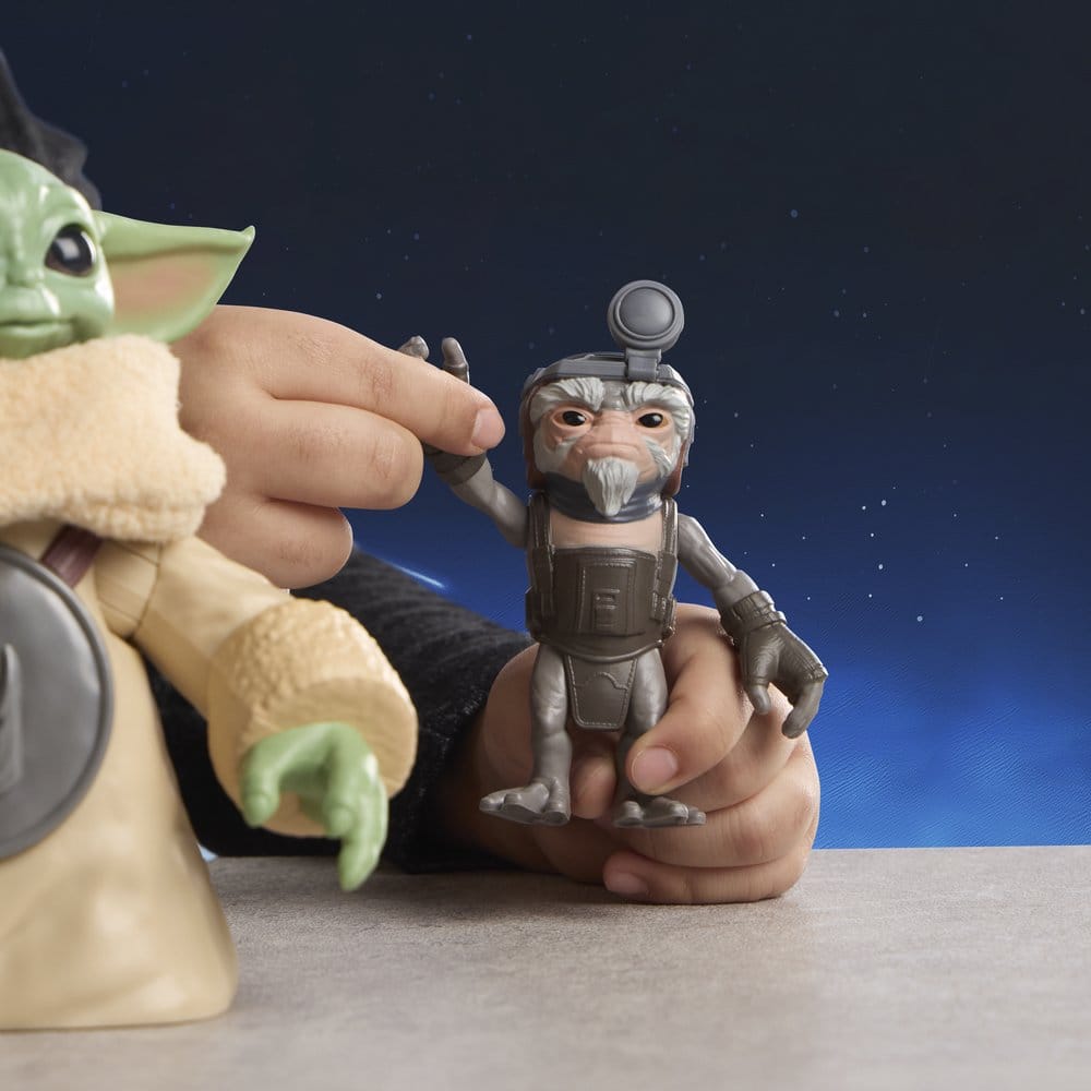 Star Wars: The Mandalorian & Grogu Elektronische Actionfigur Knuddelspaß Grogu & Anzellaner 17 cm - Versand: 7 Tage nach Bestellung