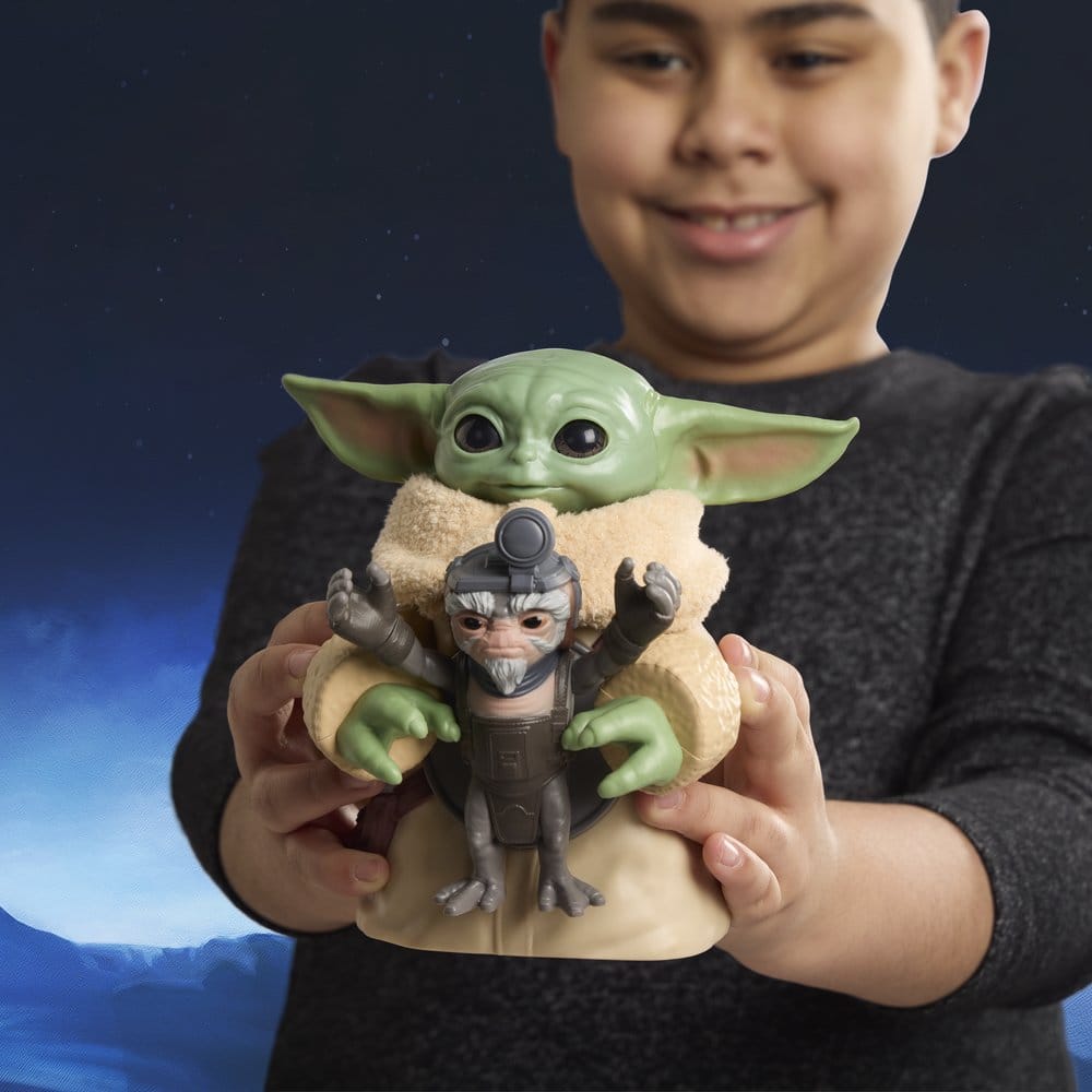 Star Wars: The Mandalorian & Grogu Elektronische Actionfigur Knuddelspaß Grogu & Anzellaner 17 cm - Versand: 7 Tage nach Bestellung
