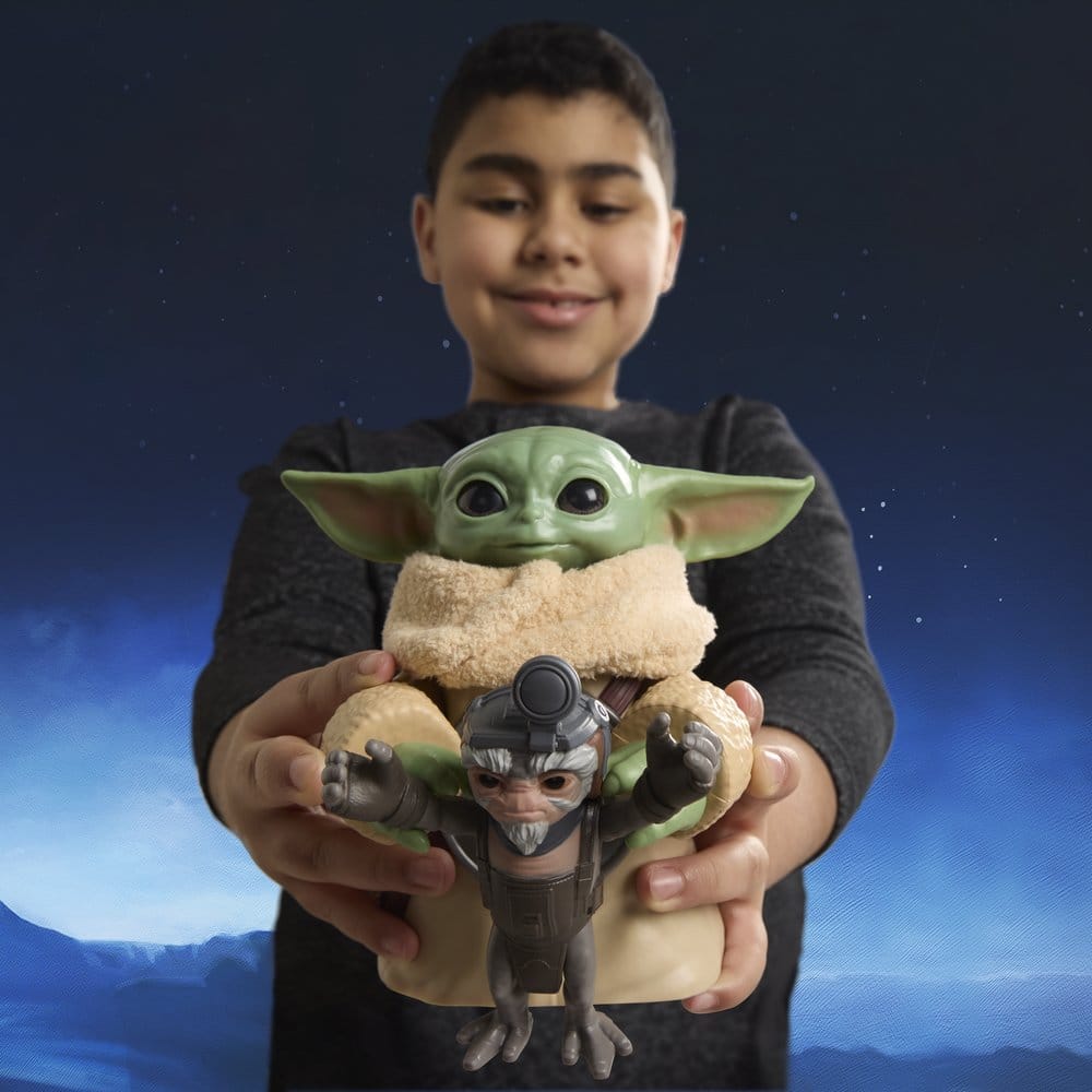 Star Wars: The Mandalorian & Grogu Elektronische Actionfigur Knuddelspaß Grogu & Anzellaner 17 cm - Versand: 7 Tage nach Bestellung