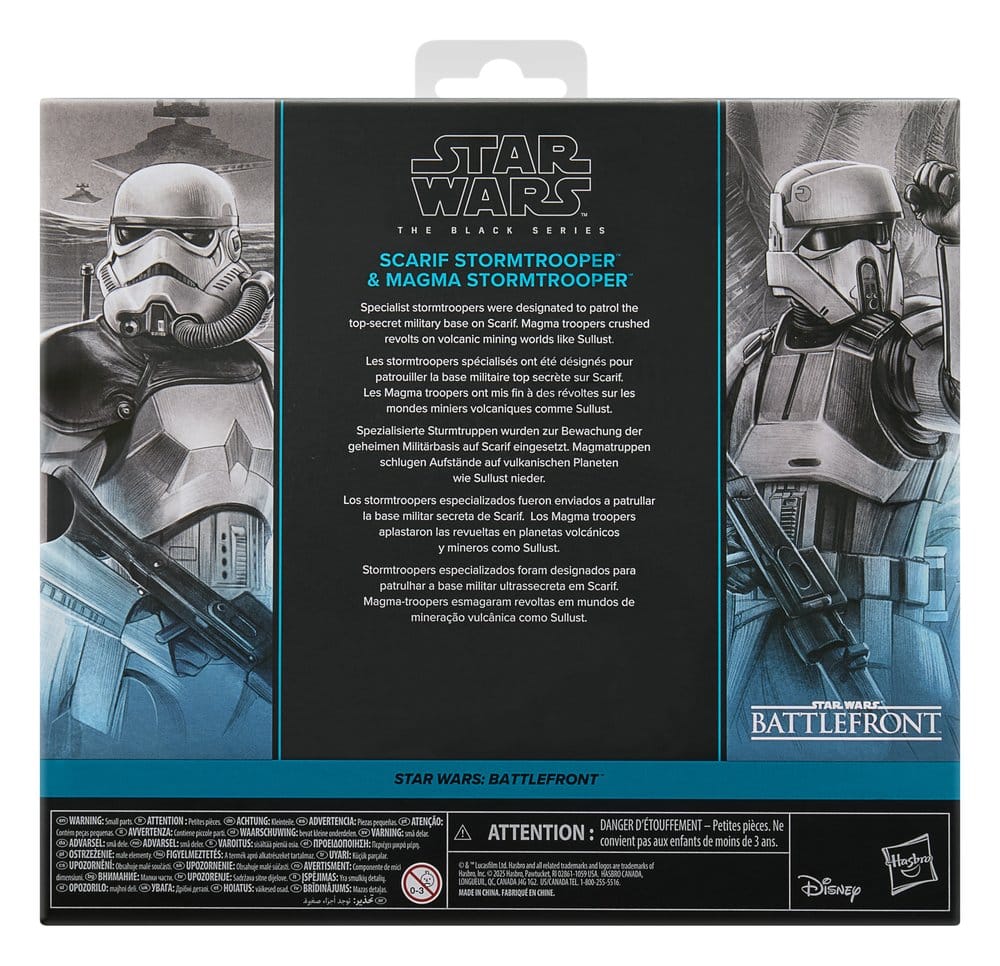 Star Wars: Battlefront Black Series Actionfiguren 2er-Pack Scarif Stormtrooper & Magma Stormtrooper 15 cm - Preorder - ETA: 17.10.2026