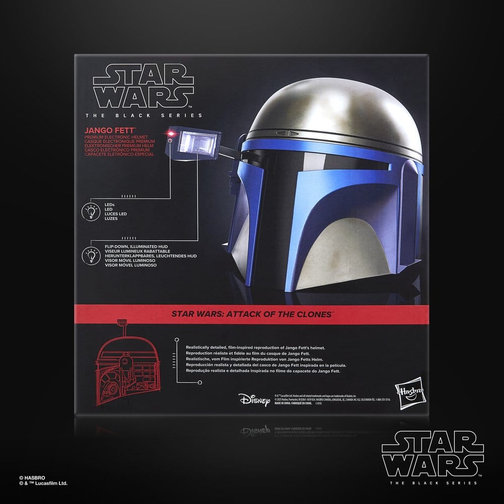 Star Wars Episode II Black Series Elektronischer Helm Jango Fett - Preorder - ETA: 18.11.2026