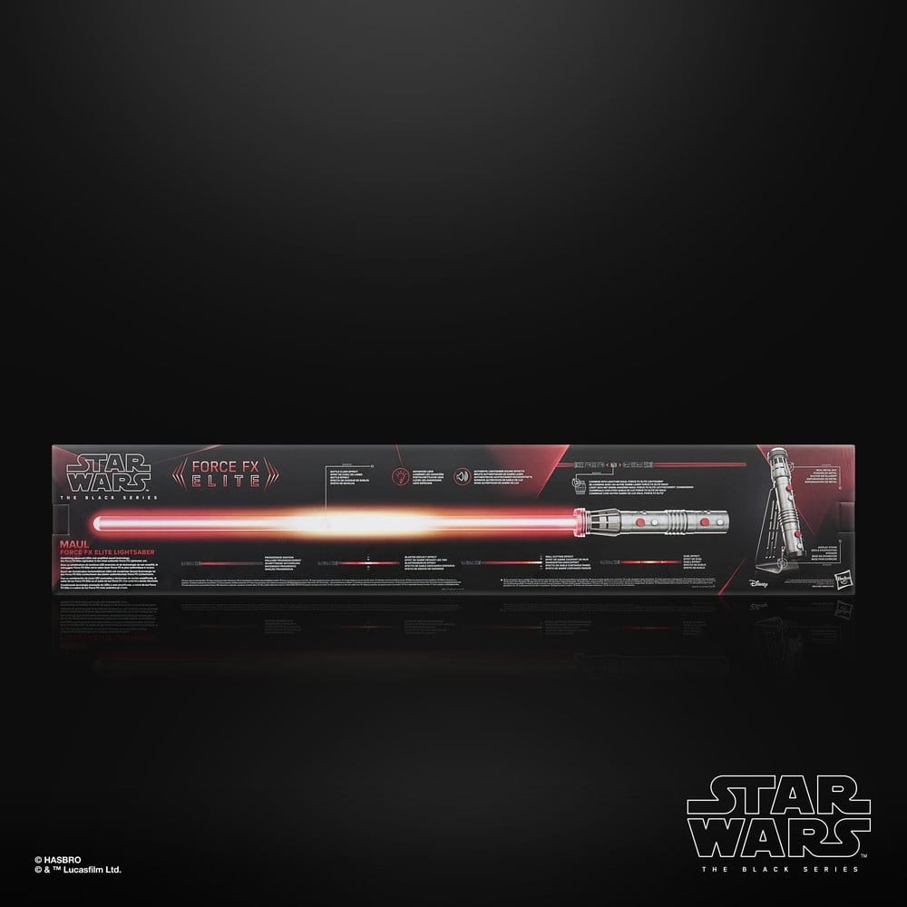 Star Wars: Maul - Shadow Lord Black Series Replik Force FX Elite Lichtschwert Maul - Preorder - ETA: 16.09.2026