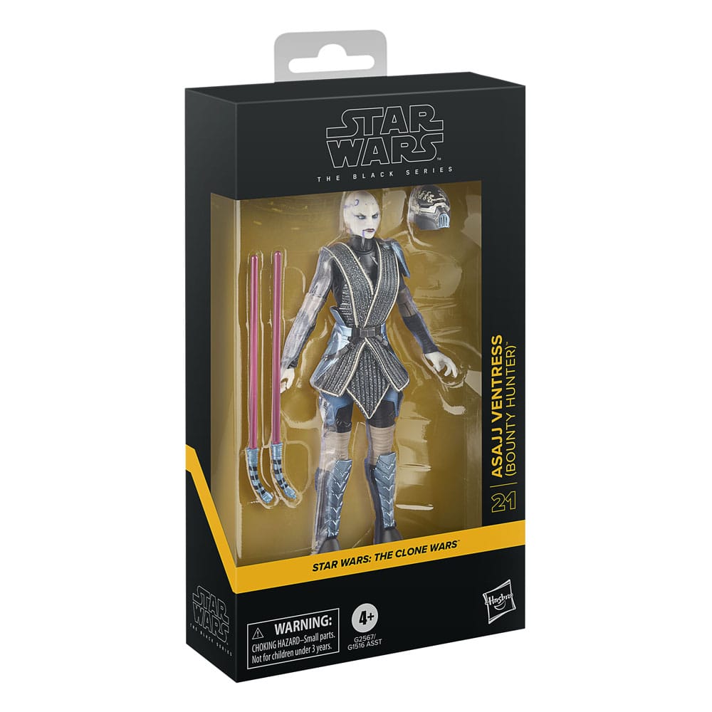 Star Wars: The Clone Wars Black Series Actionfigur Asajj Ventress (Bounty Hunter) 15 cm - Versand: 7 Tage nach Bestellung