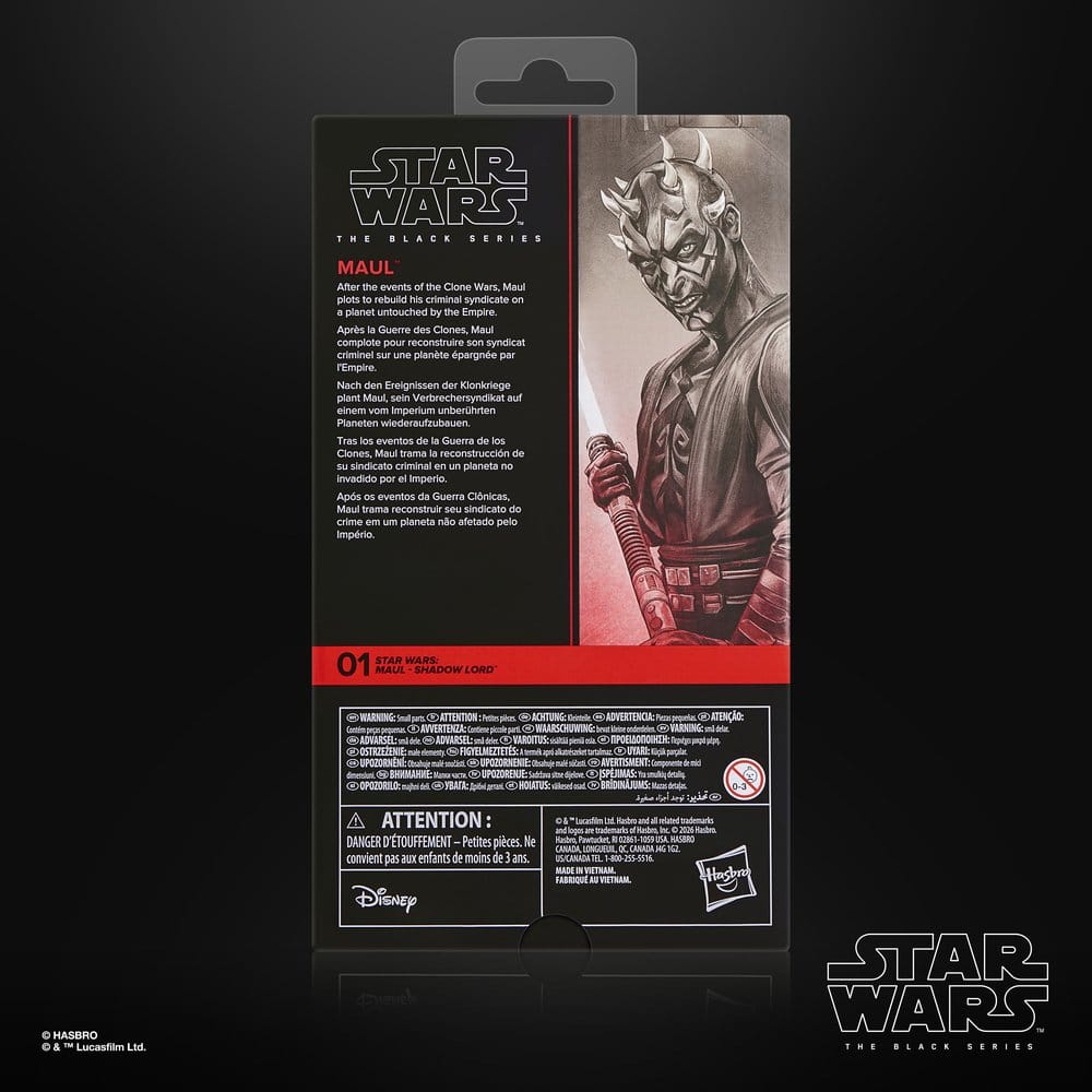 Star Wars: Maul - Shadow Lord Black Series Actionfigur Maul 15 cm - Preorder - ETA: 25.07.2026