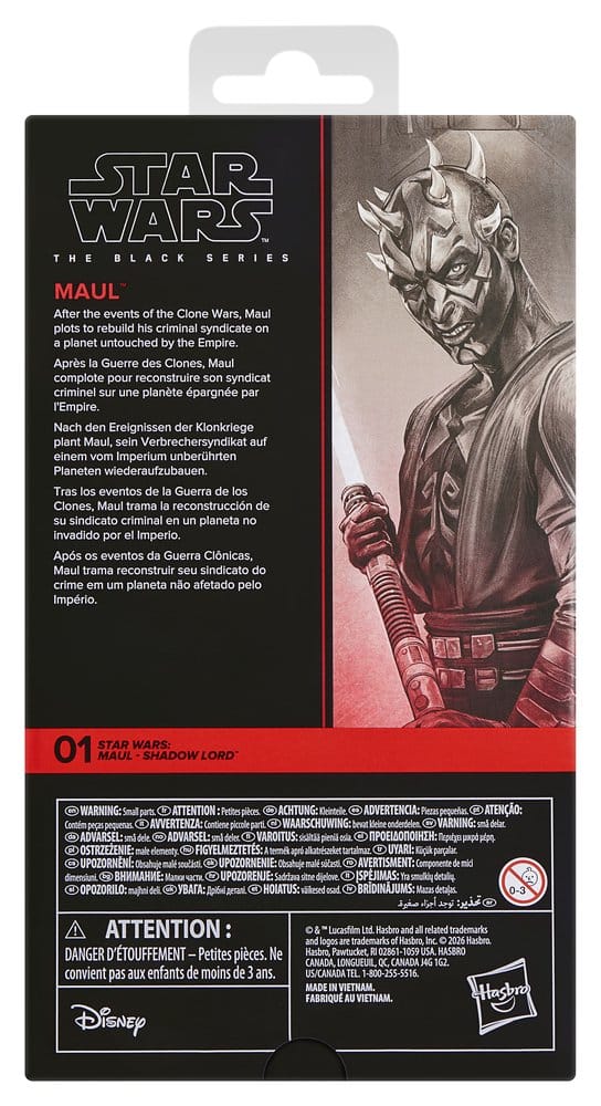 Star Wars: Maul - Shadow Lord Black Series Actionfigur Maul 15 cm - Preorder - ETA: 25.07.2026