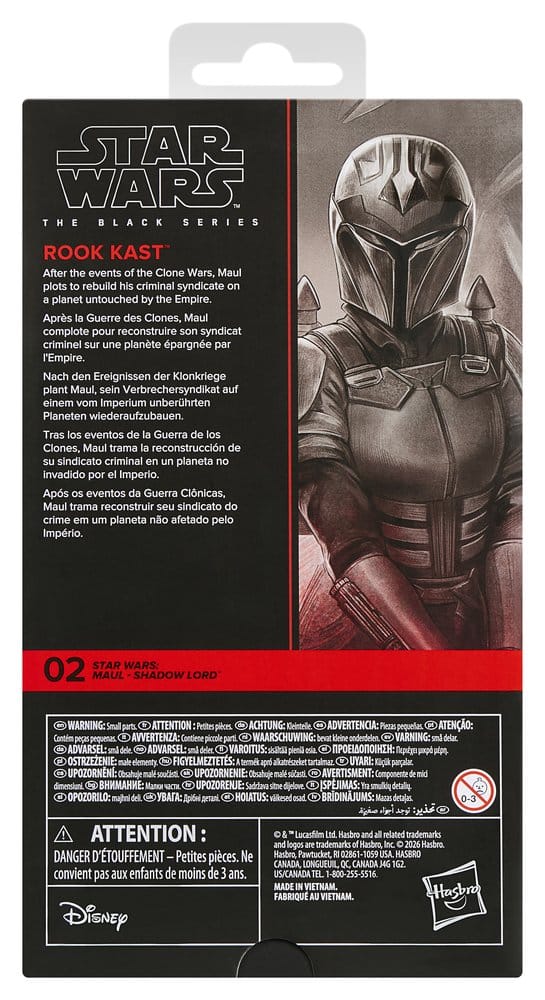 Star Wars: Maul - Shadow Lord Black Series Actionfigur Rook Kast 15 cm - Preorder - ETA: 25.07.2026
