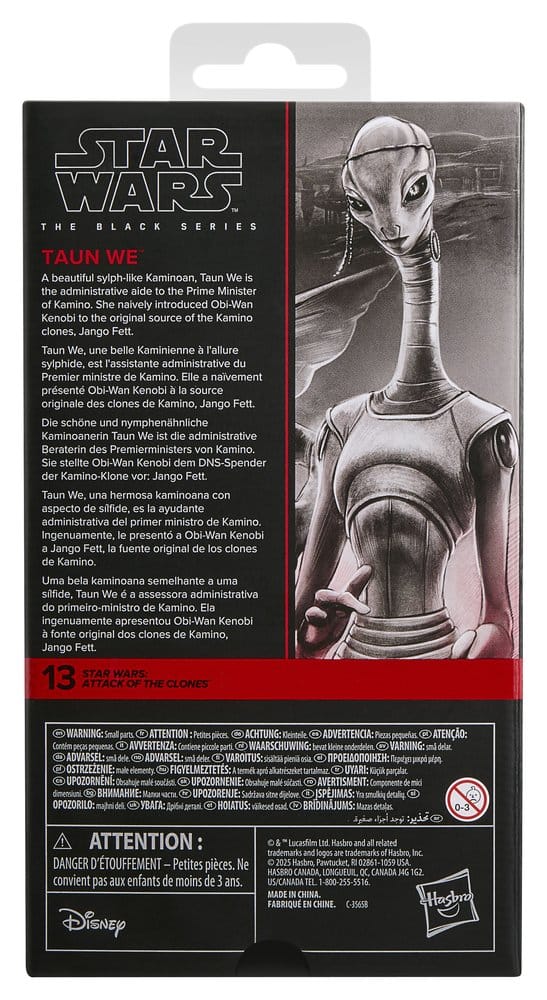 Star Wars Episode II Black Series Actionfigur Taun We 15 cm - Versand: 7 Tage nach Bestellung