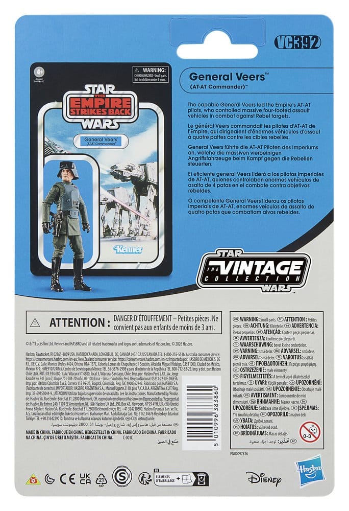 Star Wars Episode V Vintage Collection Actionfigur General Veers (AT-AT Commander) 10 cm - Versand: 7 Tage nach Bestellung