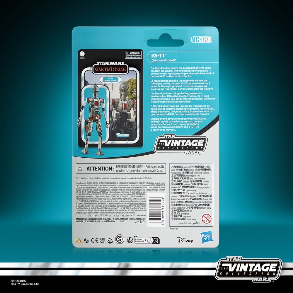 Star Wars: The Mandalorian Vintage Collection Actionfigur IG-11 (Nevarro Marshal) 10 cm - Preorder - ETA: 30.07.2026