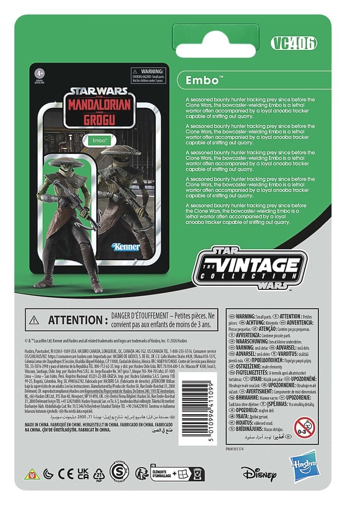 Star Wars: The Mandalorian and Grogu Vintage Collection Actionfigur Embo 10 cm - Preorder - ETA: 07.10.2026